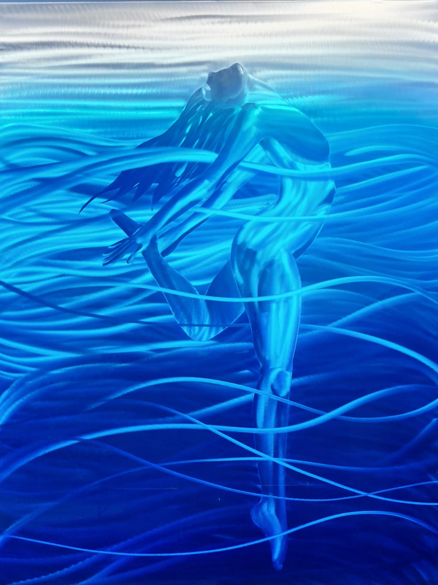 Namika — Ground and Burnished Aluminum, Candy Paints, Sealed with an Automotive Clear Coat